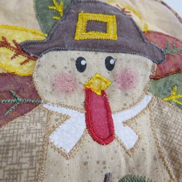 Cute Turkey Thanksgiving Pot Holder Hot Pad - Picture 3 of 7
